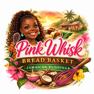 Pink Whisk Bread Basket
