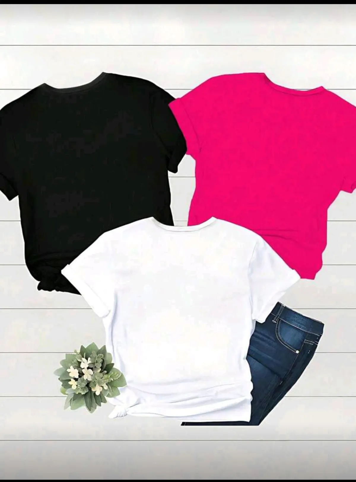 3pcs/Set Teen Girls Fashion English Graphic Print Short Sleeve Casual Outfit, Suitable As Graduation Gift, Spring/Summer, School, Campus,  College Size 14Y