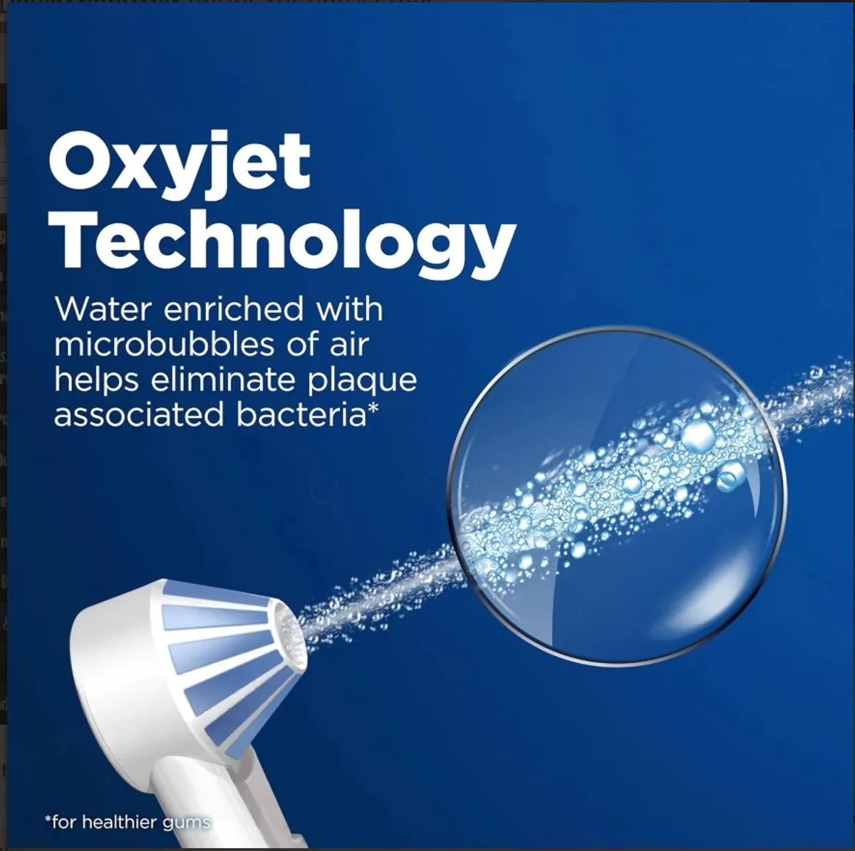 Oral-B Water Flosser, Oral Irrigator Handle with 6 Nozzles