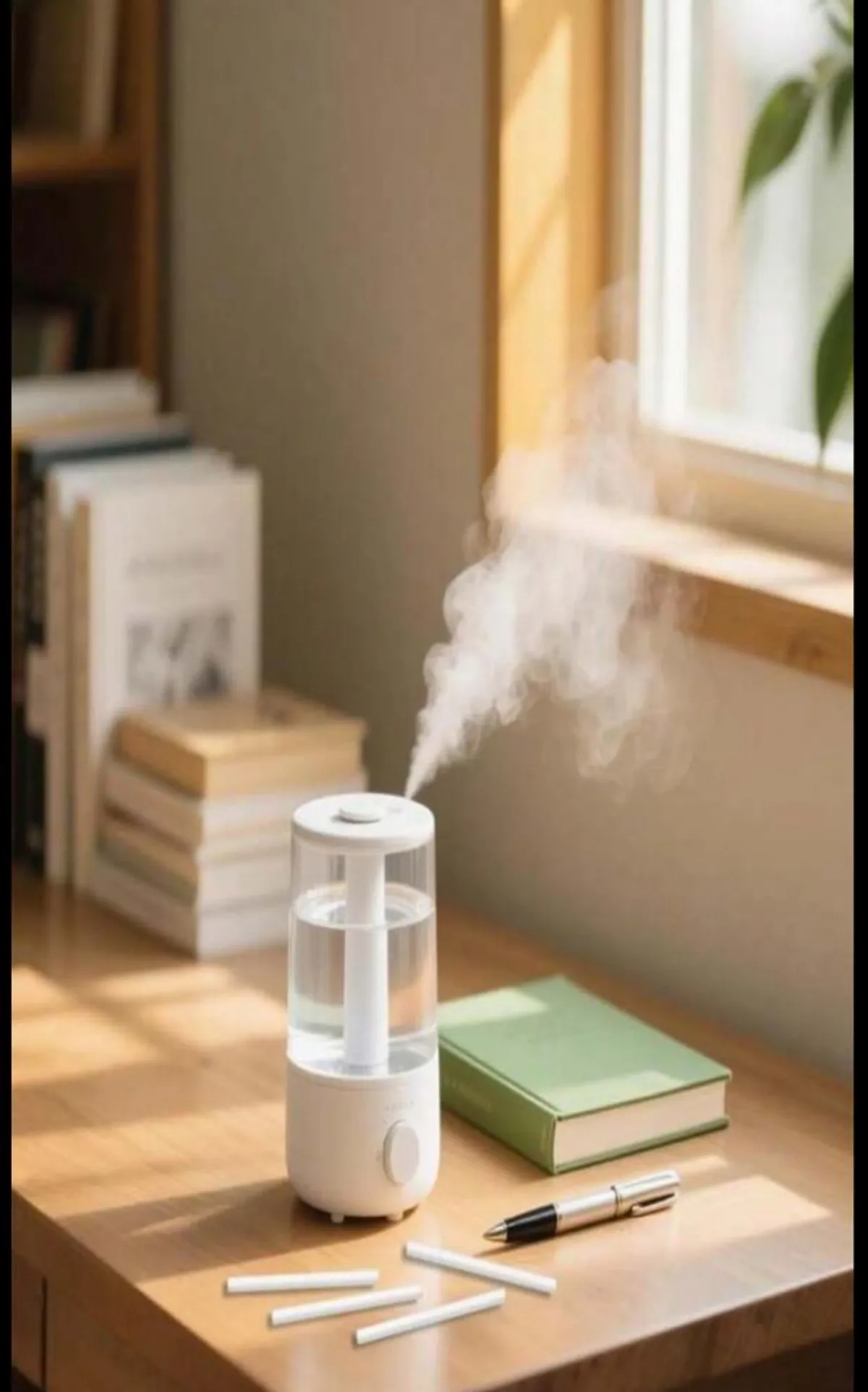 Bruislard 20 Pcs Humidifier Sticks Refill Sticks Filter Replacement Wicks Diffuser Refills Humidifier Replacement Parts For Travel(55 Inches)