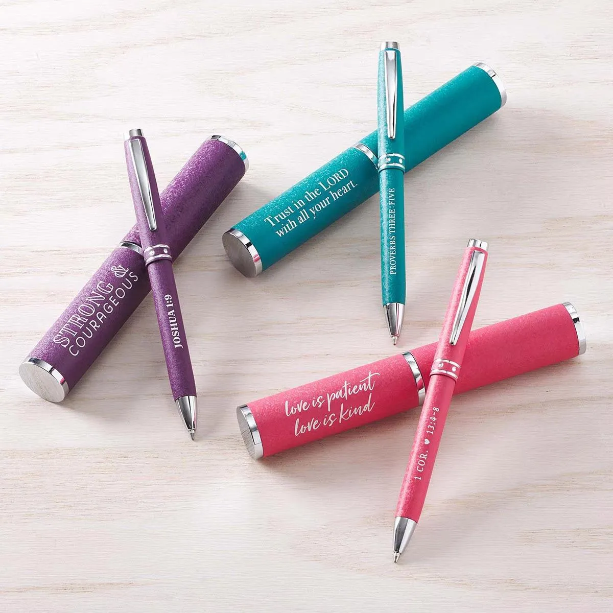 Trust In The Lord Teal Gift Pen – Proverbs 3:5