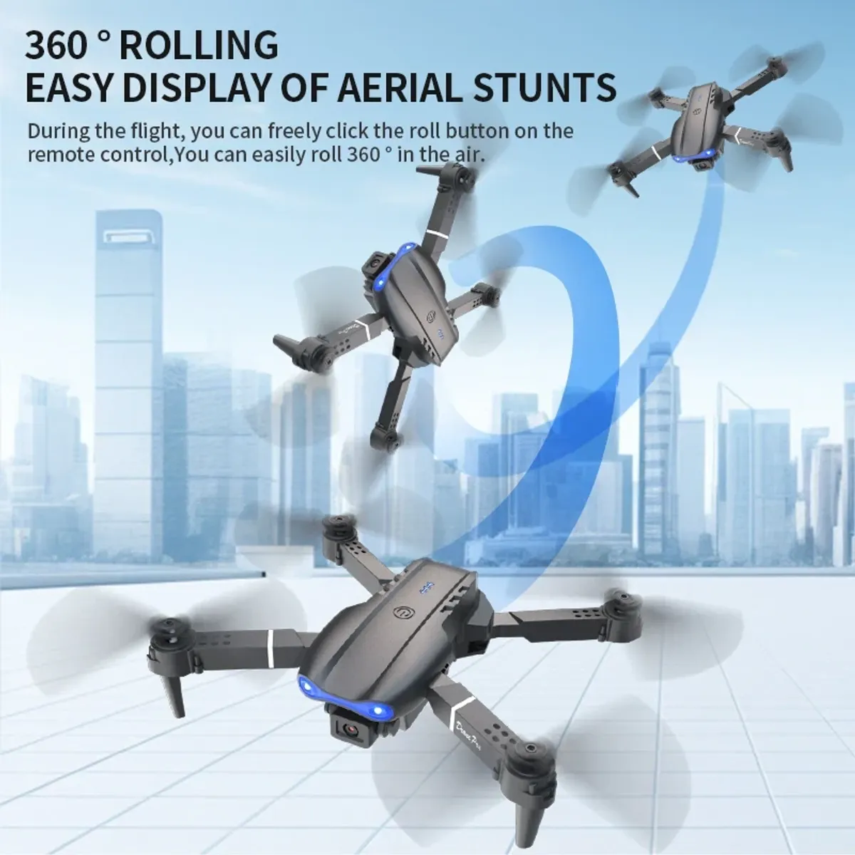 E99 Pro Drone with Screen Remote Control