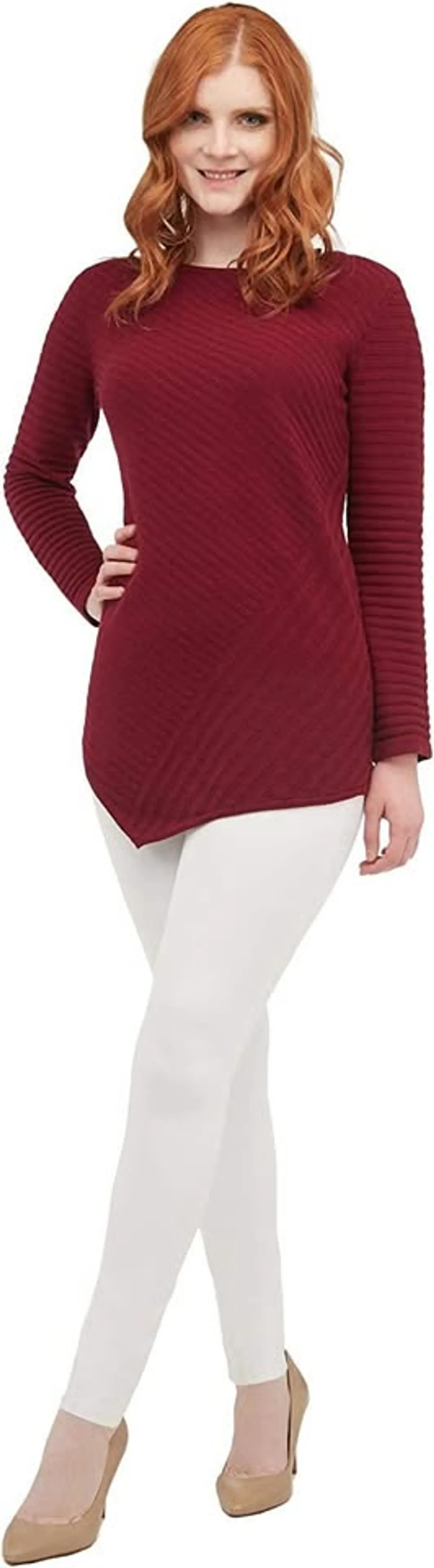 Nygard Luxe Denim 360 Stretch Jegging Jeans, Coral, XL