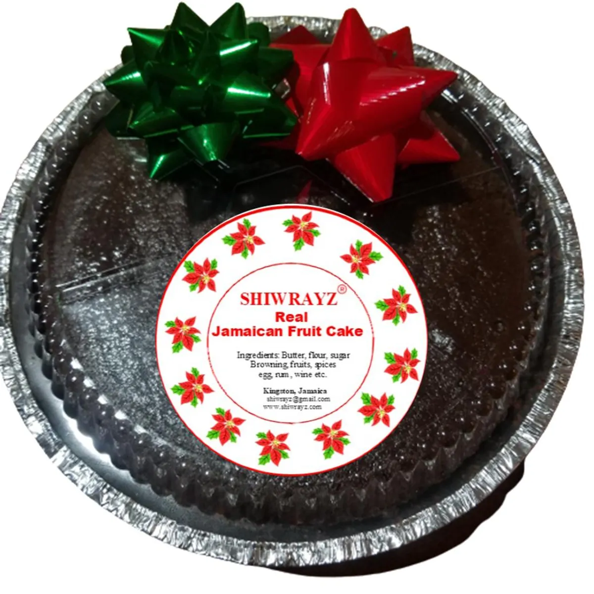 REAL JAMAICAN FRUIT CAKE , 2 lbs