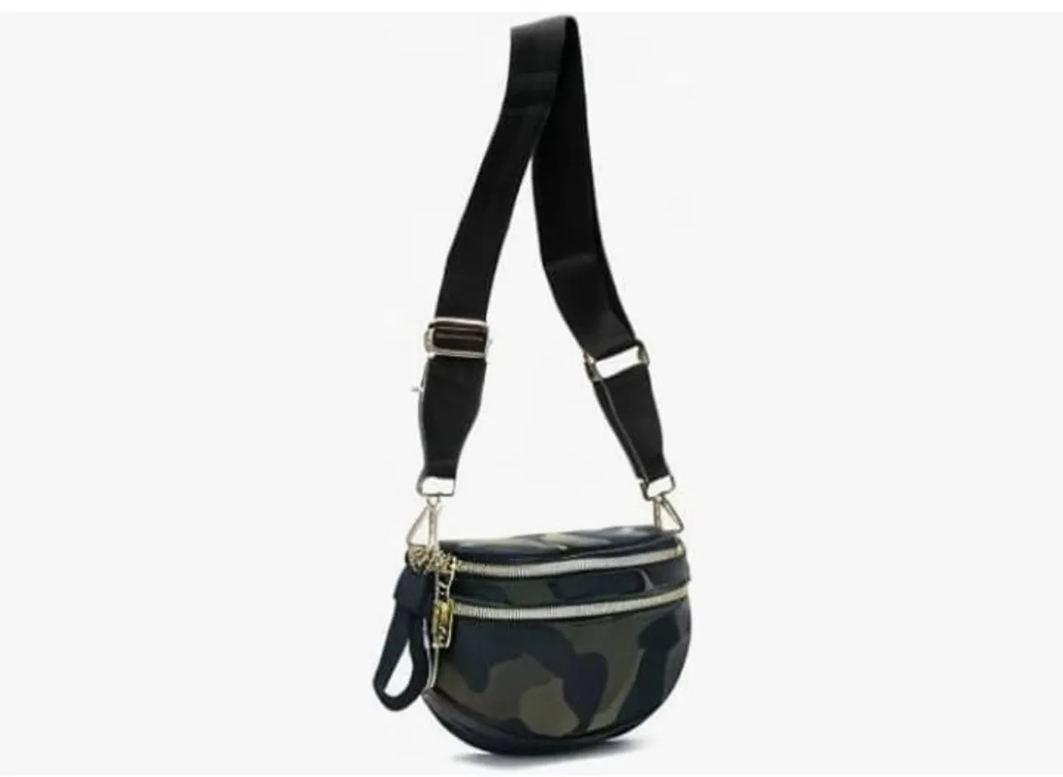 Fanny Pack - Large Grey Camouflage