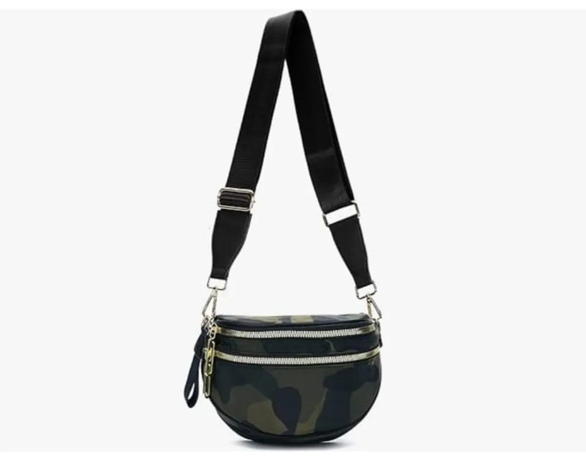 Fanny Pack - Large Grey Camouflage