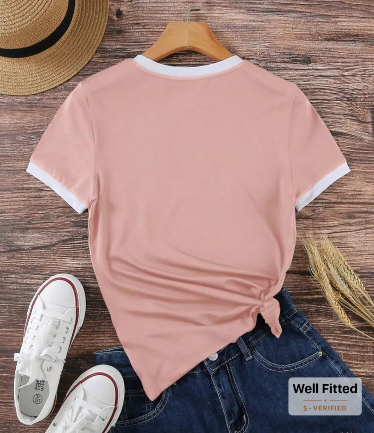 Women's Contrast Trim T-Shirt