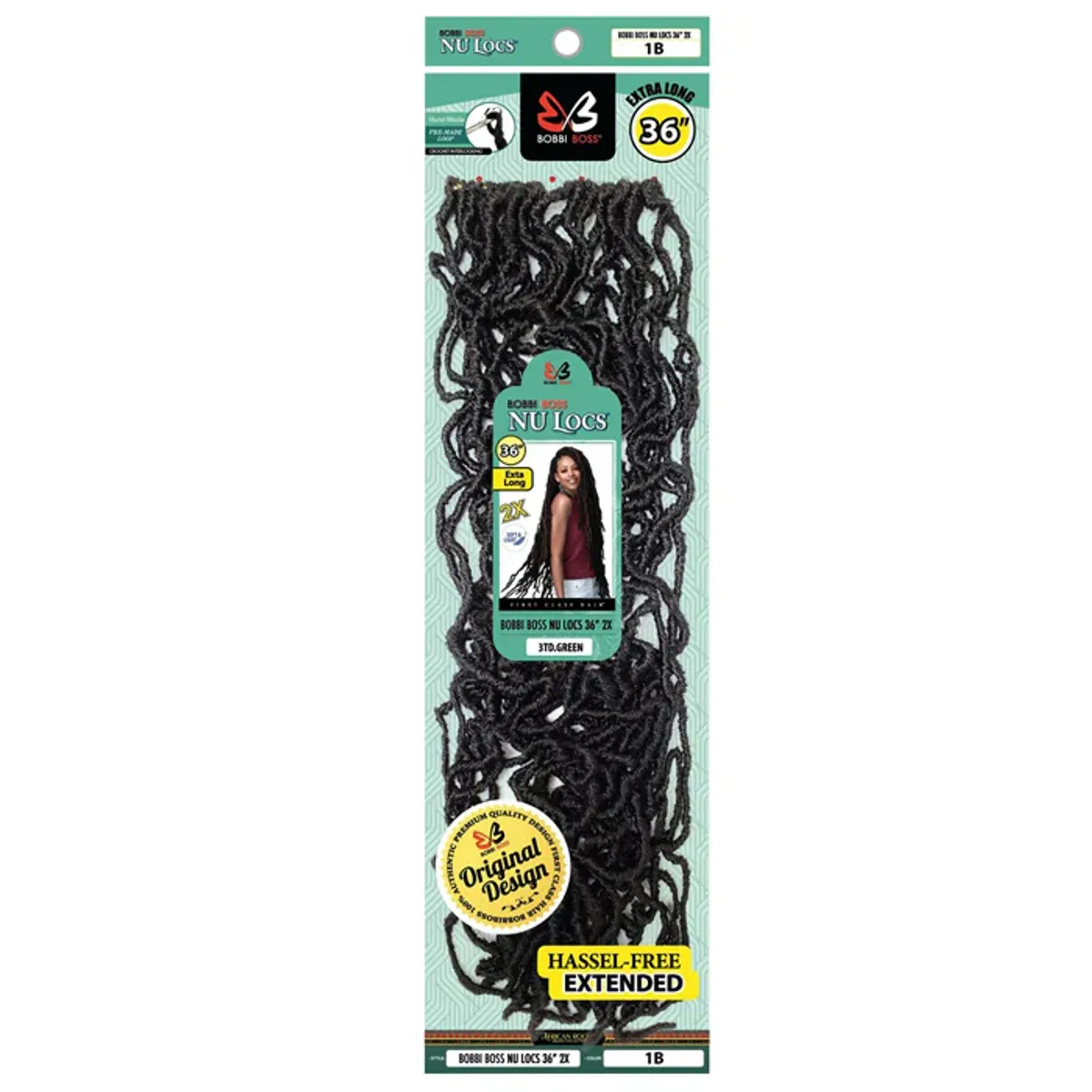 2x Bobbi Boss Nu Locs , 36", Bug