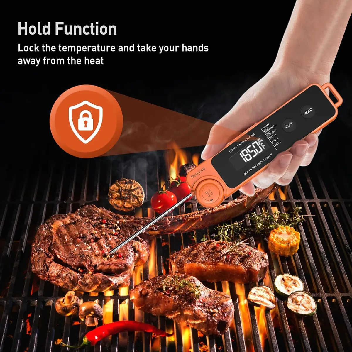 0.5 Sec Instant Read Meat Thermometer