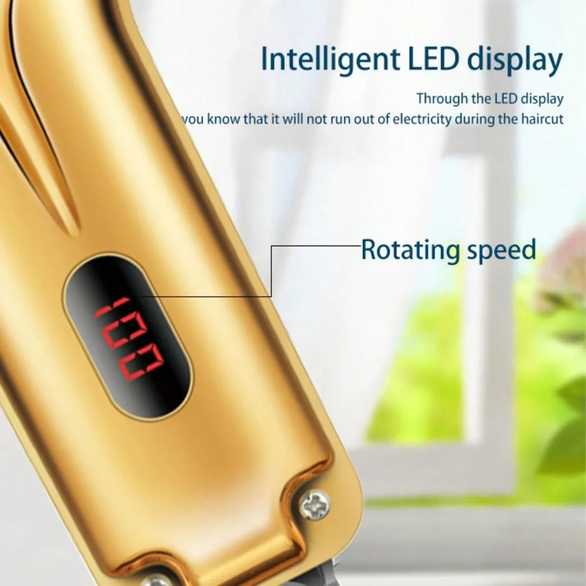 Hair Clippers Cordless Hair Trimmer Professional Barber Clippers Electric Haircut Machine Rechargeable