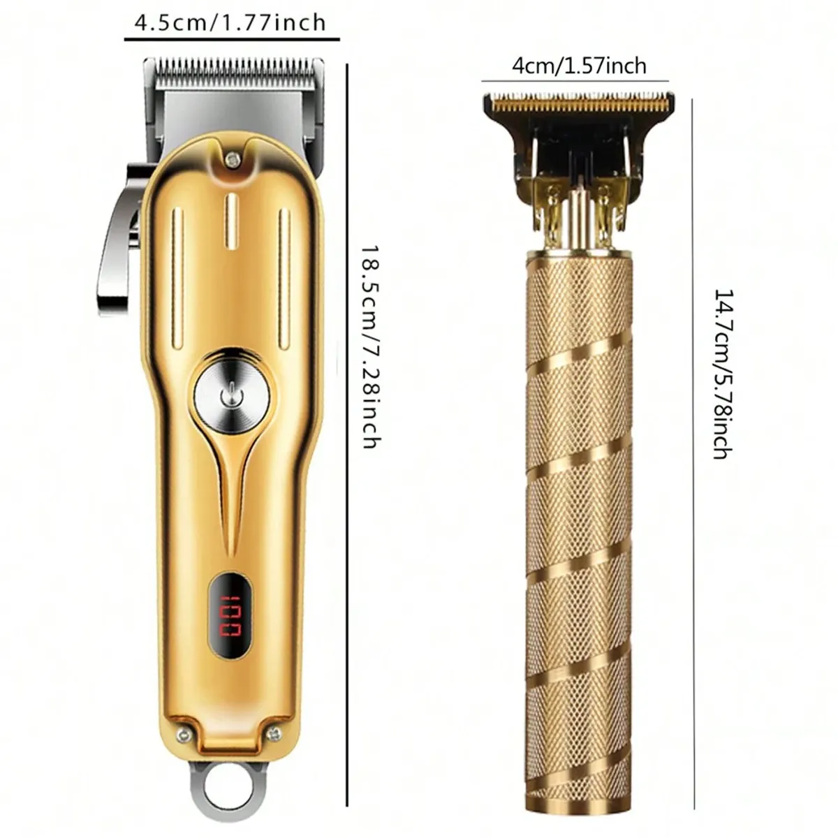 Hair Clippers Cordless Hair Trimmer Professional Barber Clippers Electric Haircut Machine Rechargeable