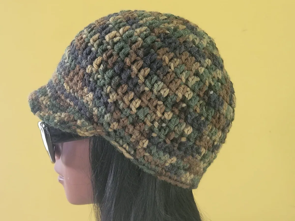 Crochet Skater Hat