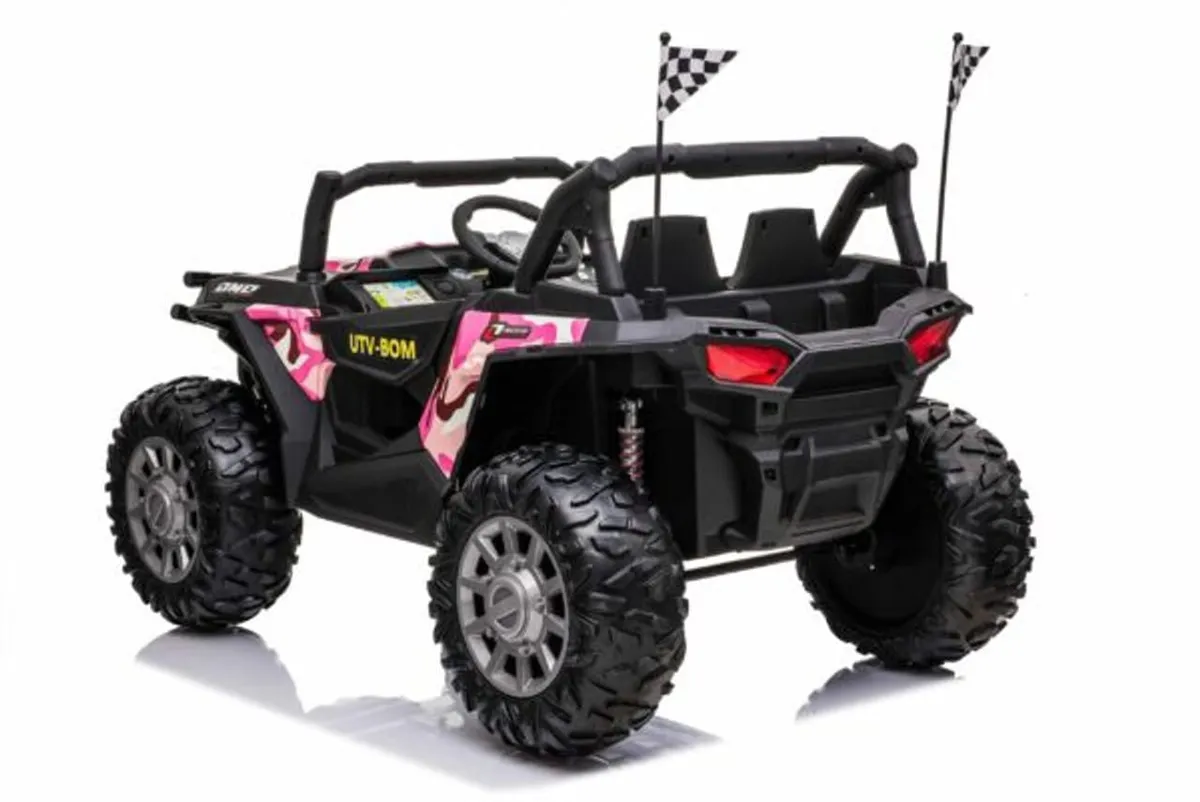 Kids' Electric Ride-on Buggy with Remote Control, Camouflage Pink