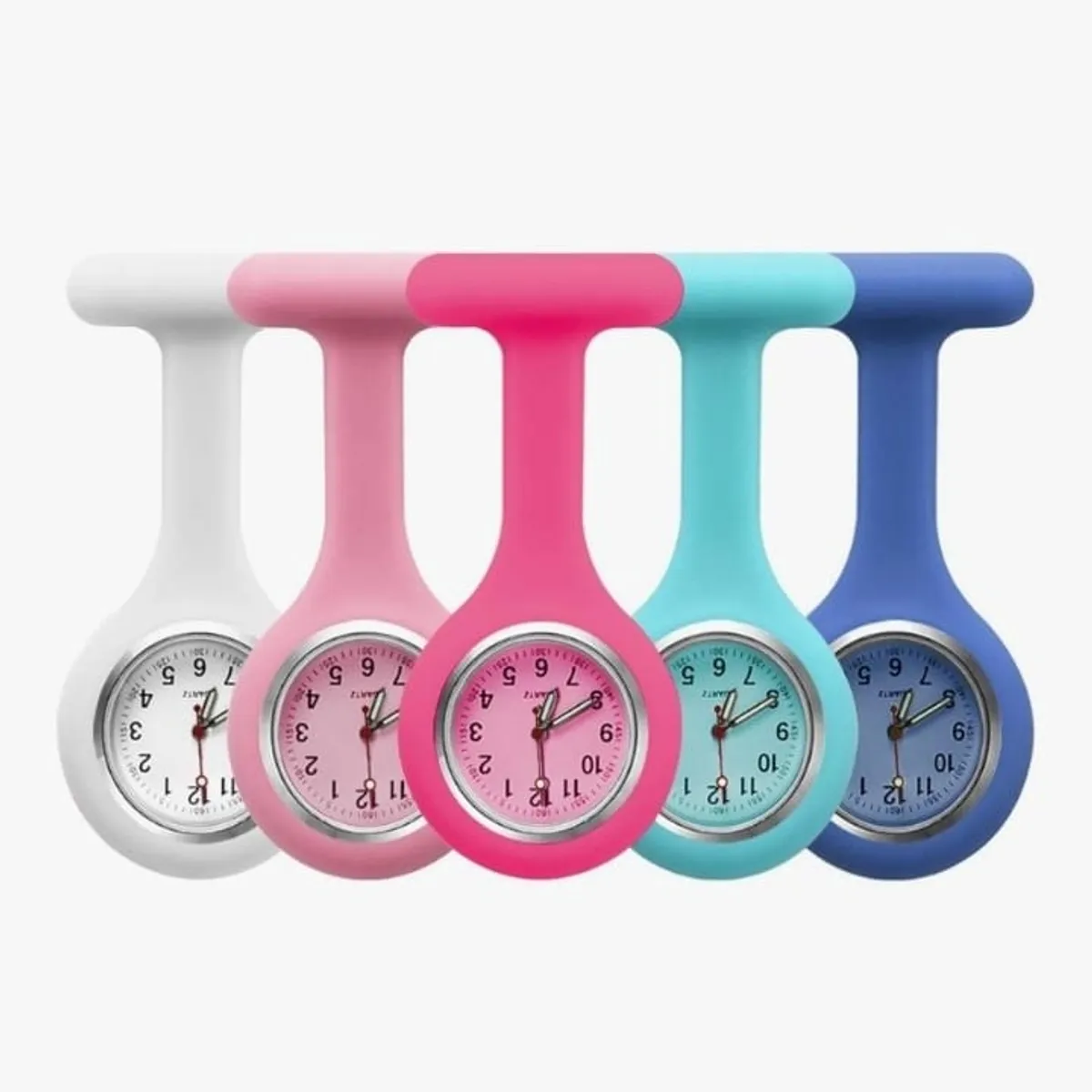 5pcs Silicone Nurses Watch (Practical Colour)