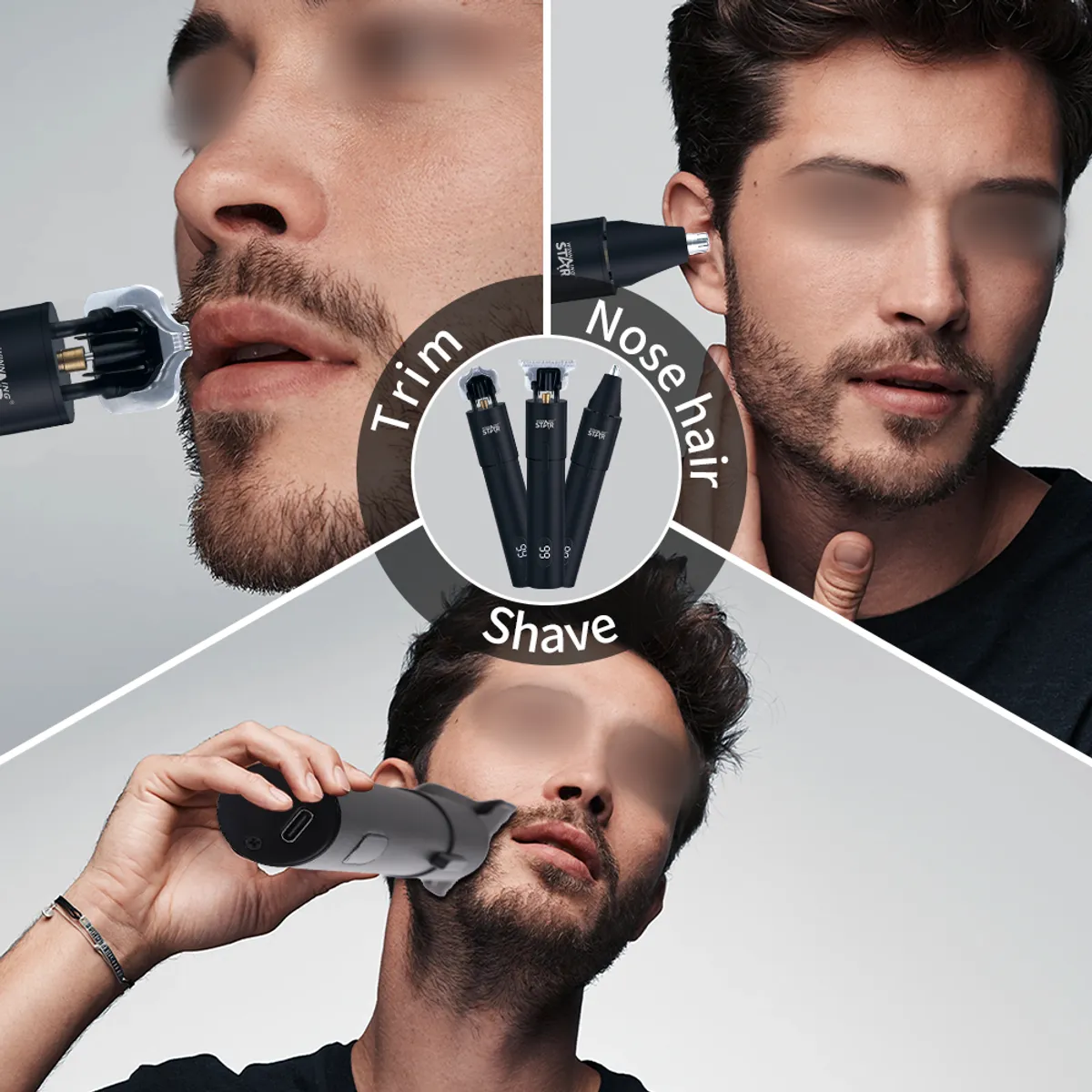 3-in-1 Multifunctional Men's Shaver