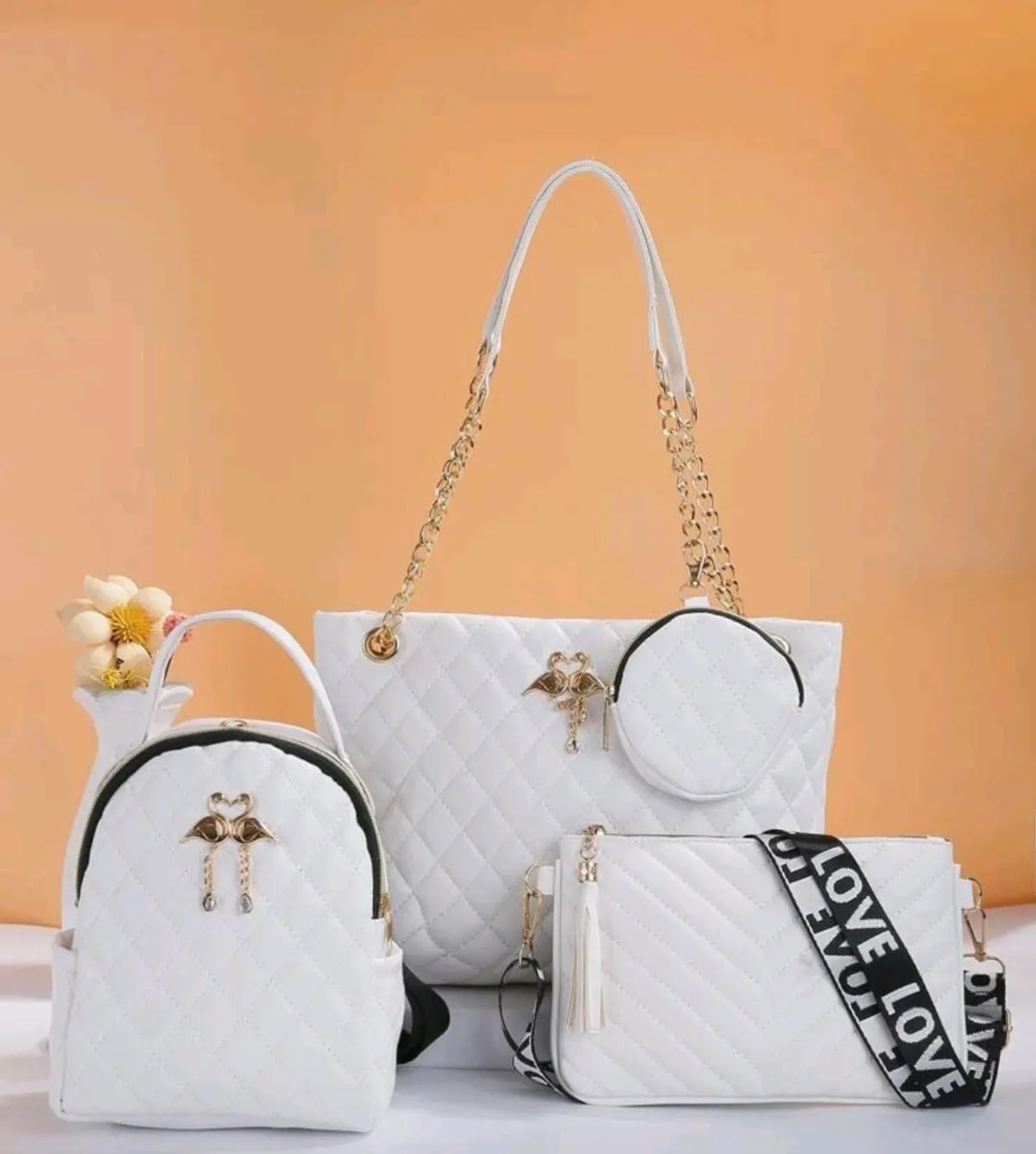 Fashionable And Practical Bag Set! Delicate Texture