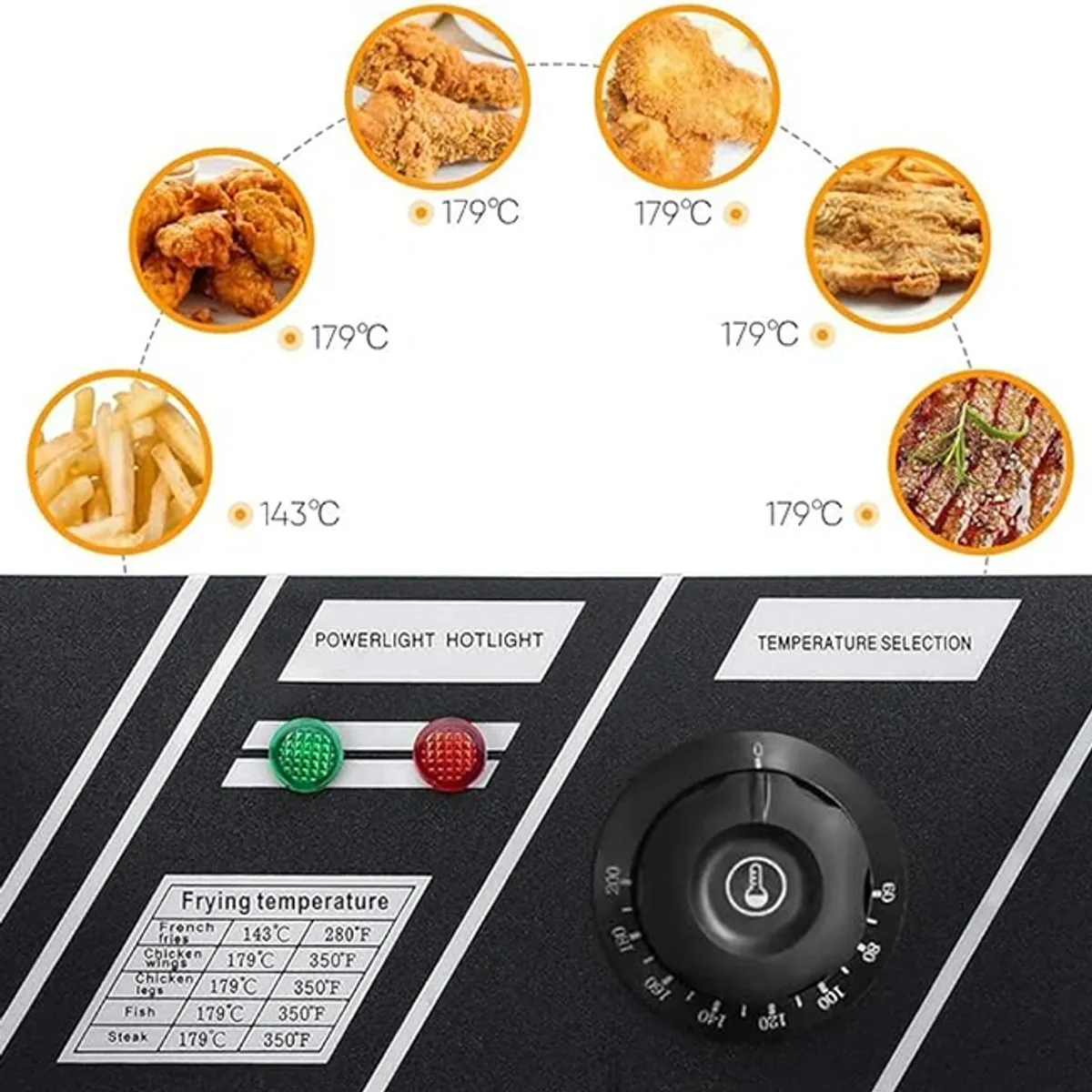 Commercial 6L 2500W Electric Deep Fryer
