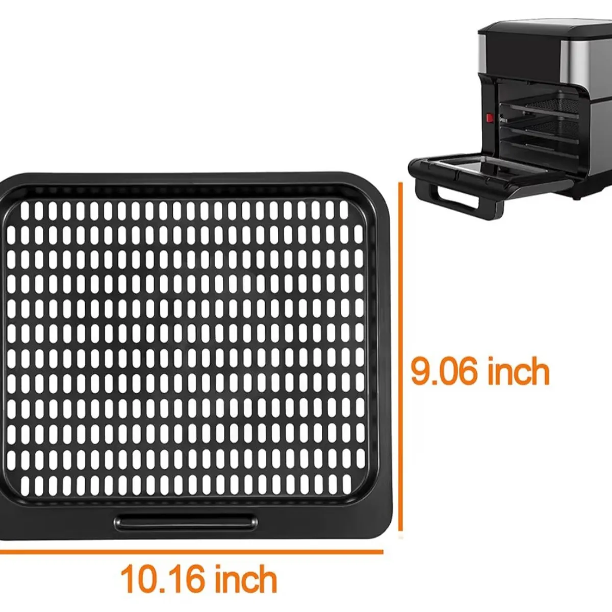 Cooking Tray for Instant Vortex Plus 10 Quart Air Fryer, 3 Pcs Nonstick Cooking Rack, Air Fryer Replacement Parts and Accessories.