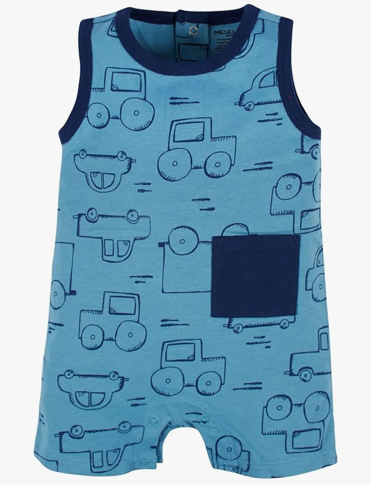Onesies Brand baby-boys 3-pack Romper Size 0-3 Months