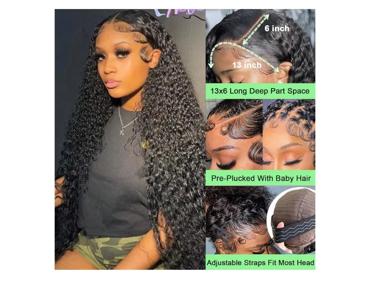 32 Inch 13x6 Loose Deep Wave Lace Front Wigs