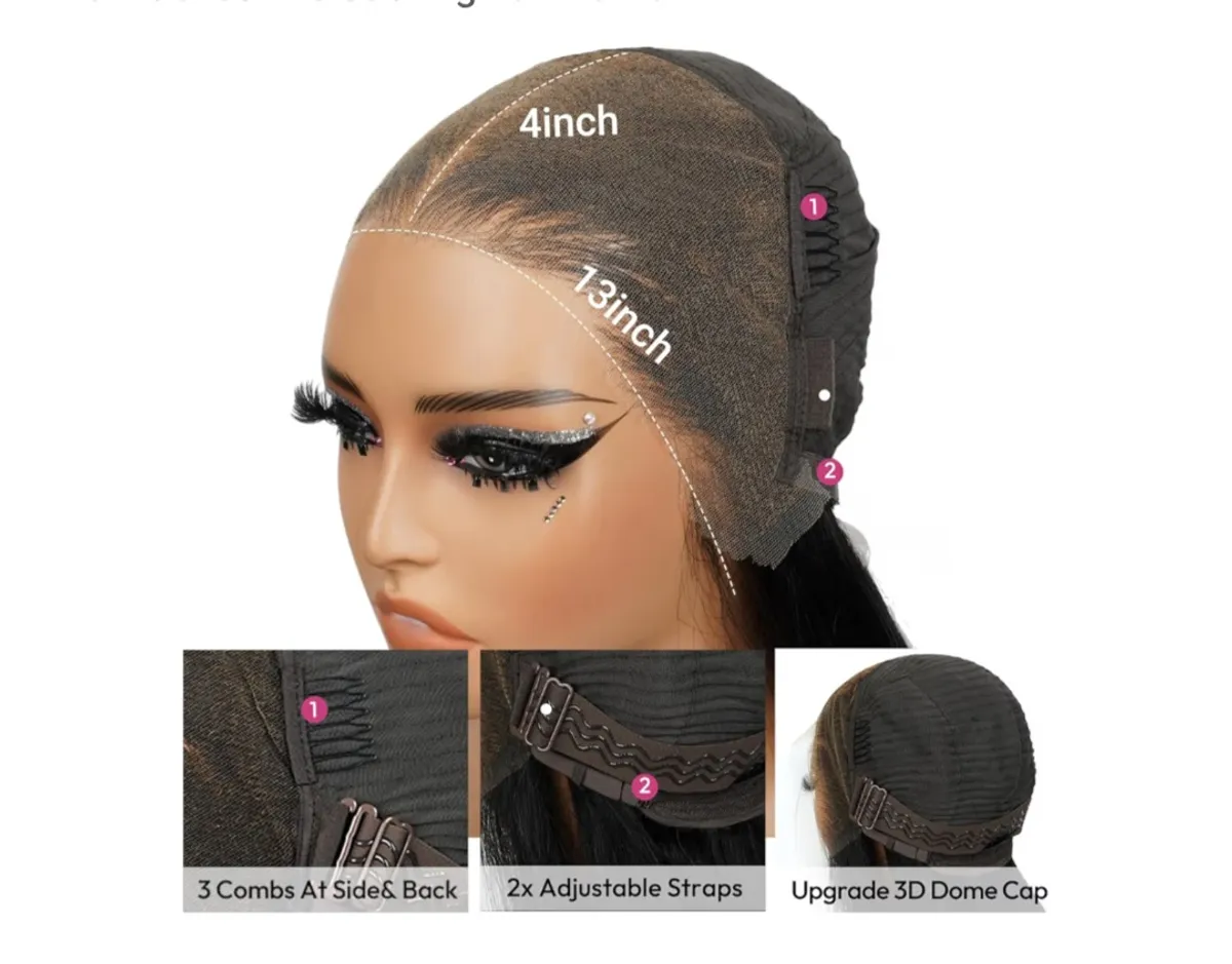 14" 13x4 Two toned Glueless Bob Wig