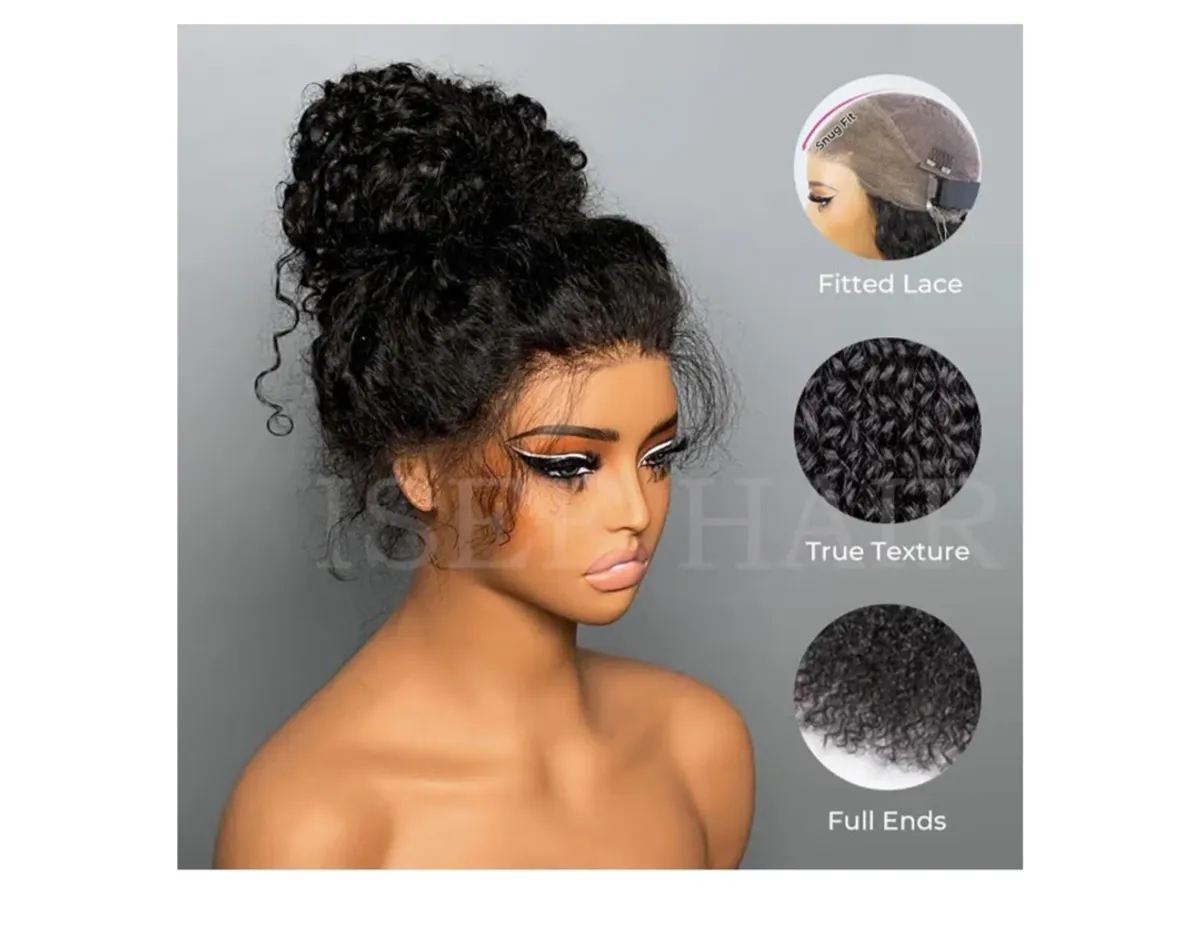 20" ISEE Hair Hidden Strap Water Wave 360 wig