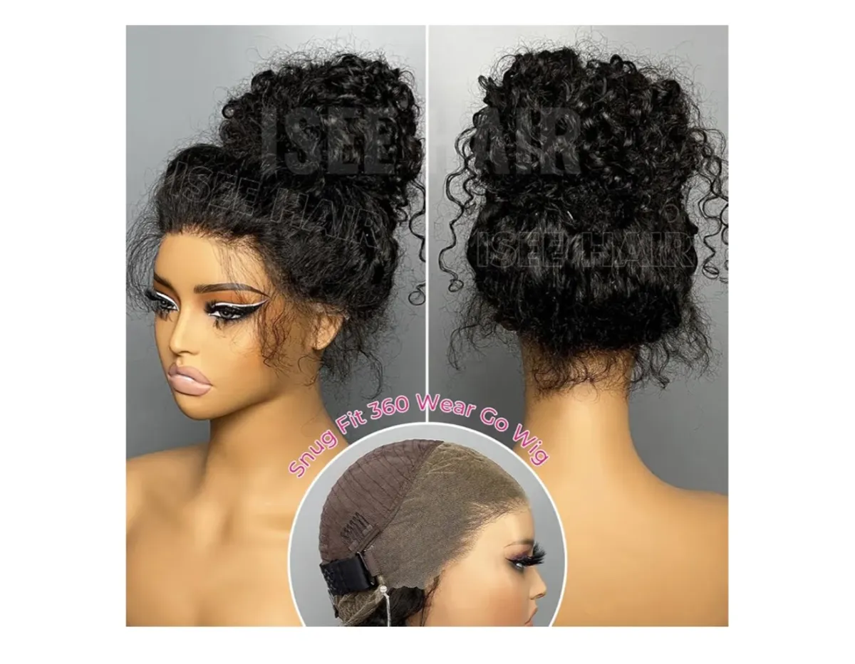 20" ISEE Hair Hidden Strap Water Wave 360 wig