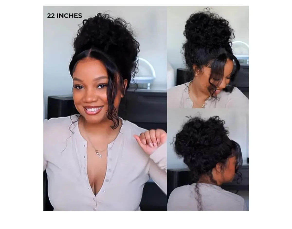 20" ISEE Hair Hidden Strap Water Wave 360 wig