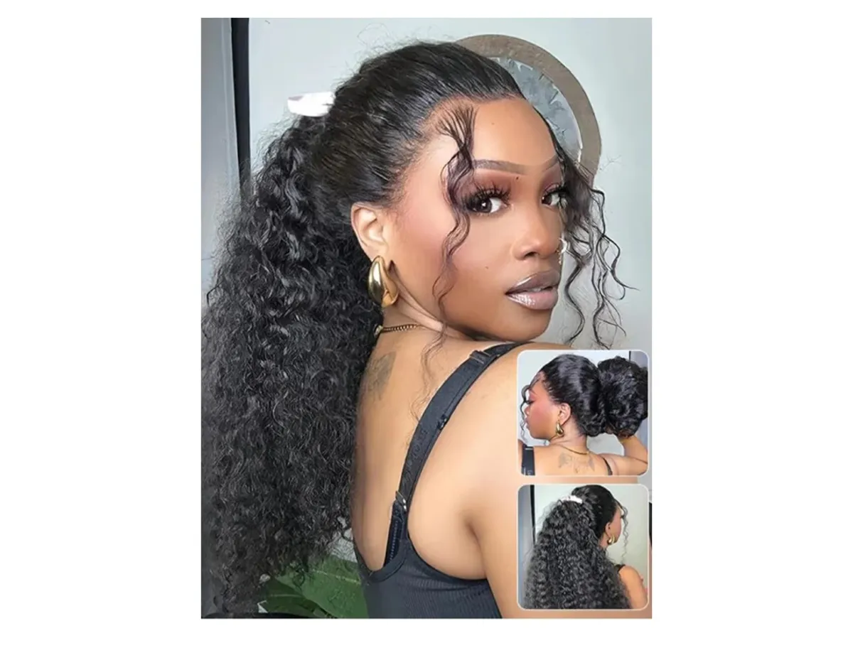 20" ISEE Hair Hidden Strap Water Wave 360 wig