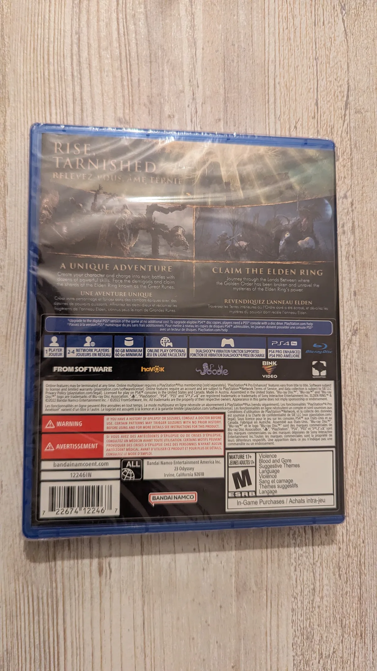 PS4 Elden Ring New Sealed