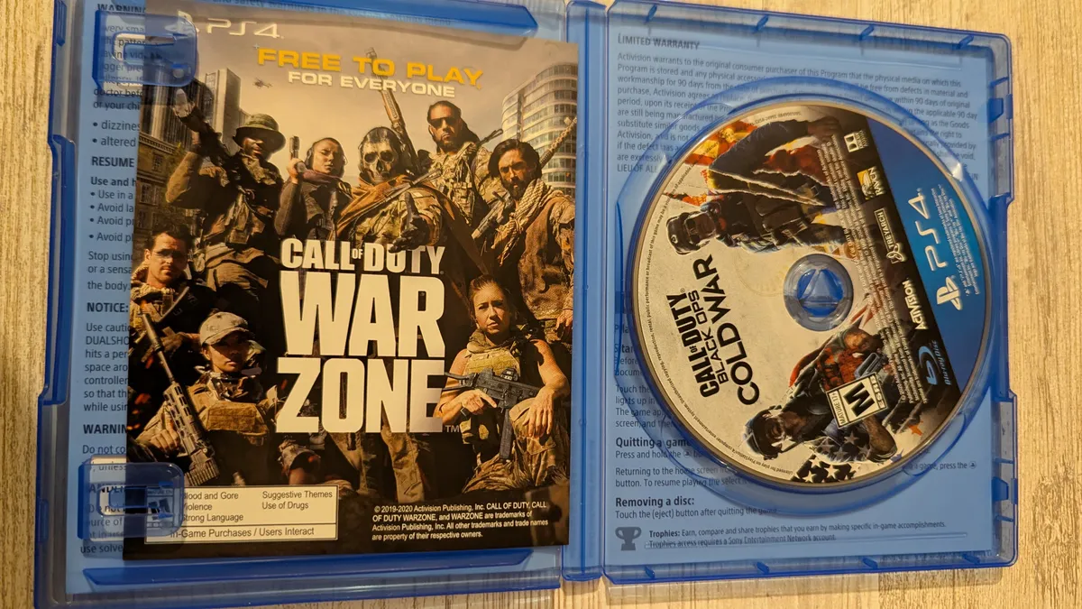 Call of Duty Cold War PS4 Pre Owned