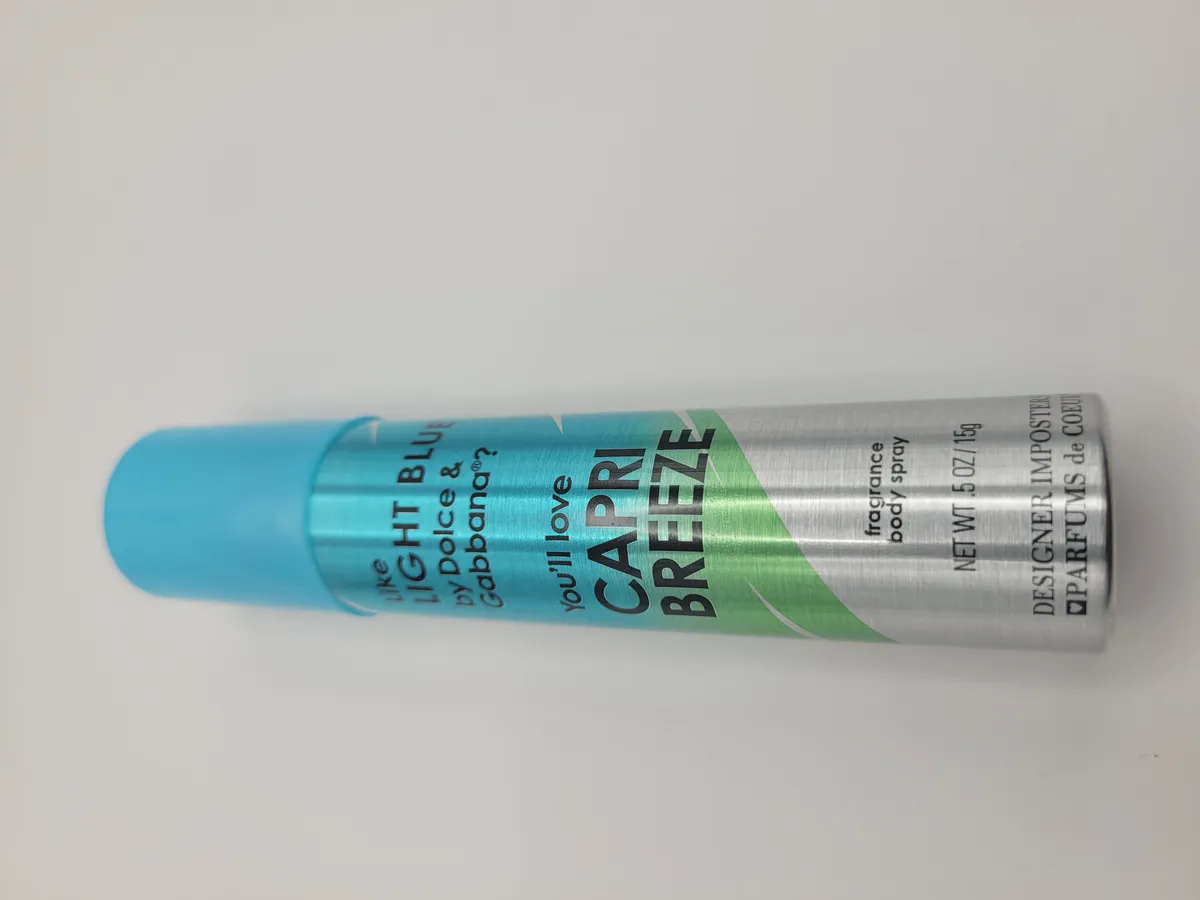 Parfums De Coeur Capri Breeze Fragrance Deodorant Body Spray for Women, .5 Ounce.