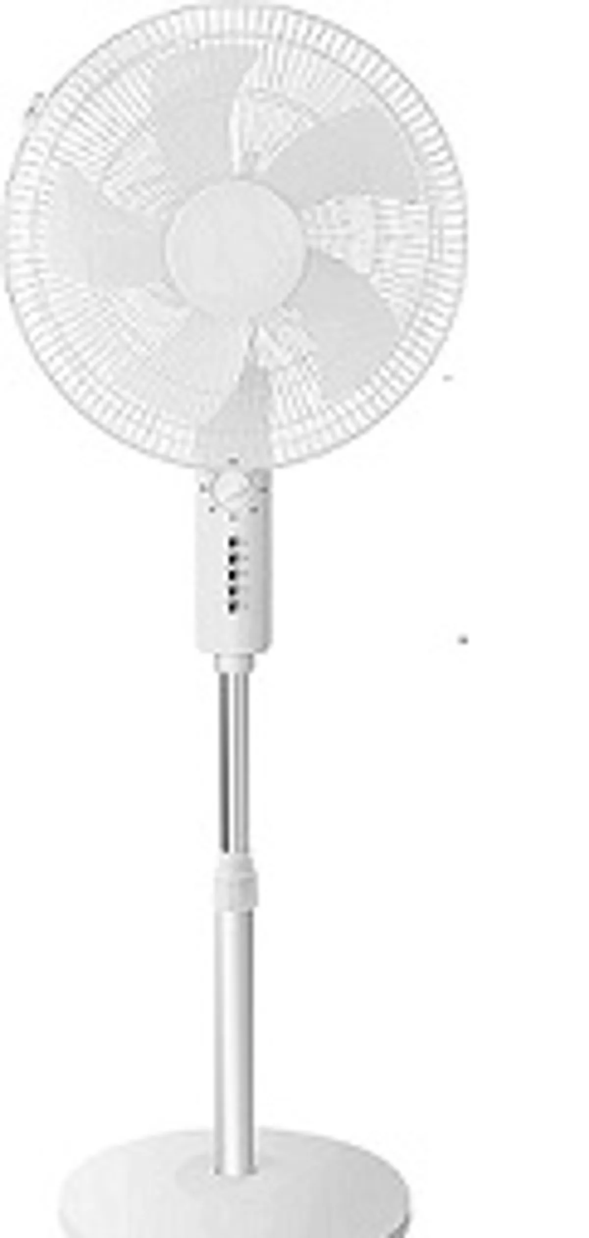 18" Standing Fan, White