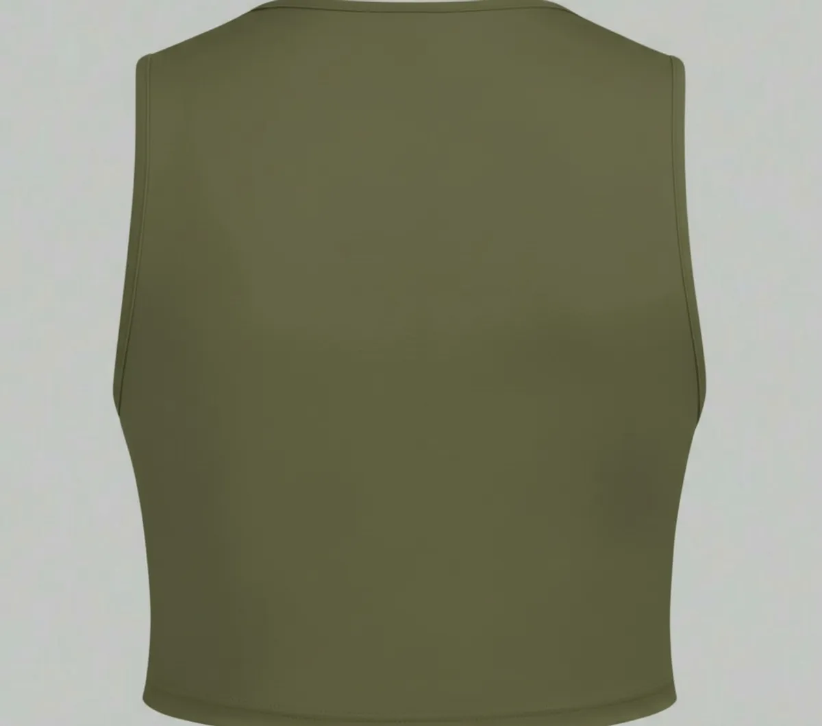 Plus Slogan Graphic Olive Green Tank Top MY EX IS MY BIGGEST FAN - Size M US6