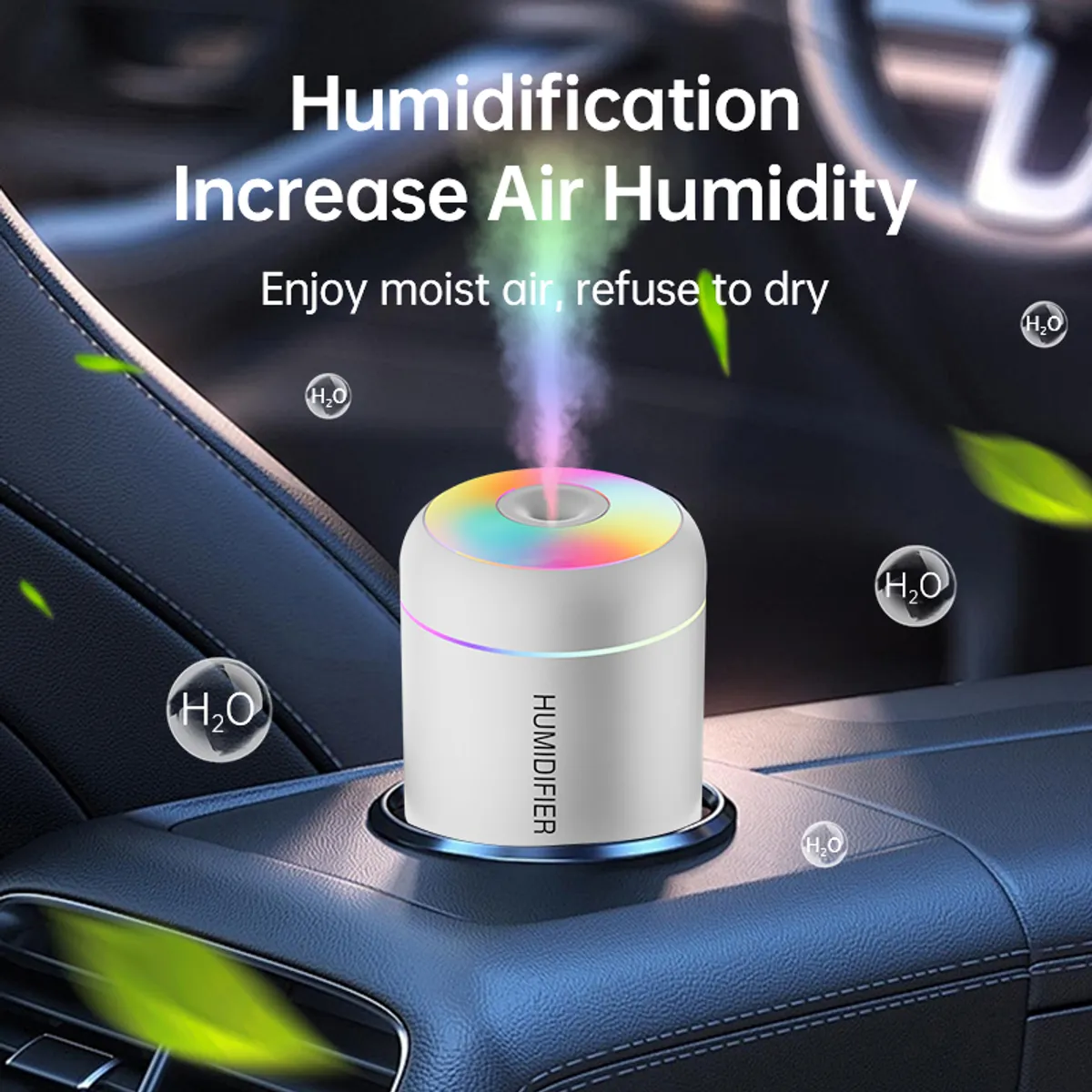 Aromatherapy Mist Diffuser And Humidifier with Essential Oil, Featuring a Color-Changing Night Light, Cold Mist Capability, And Benefits for Plant Health - Rejuvenate And Cleanse Your Space with a Calming Ambiance.