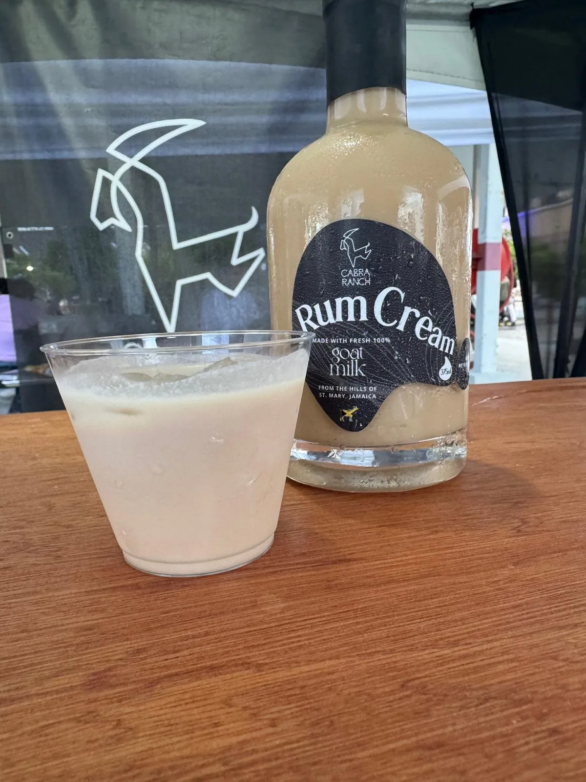 Cabra Ranch Rum Cream, made with 100% Fresh Goat Milk.