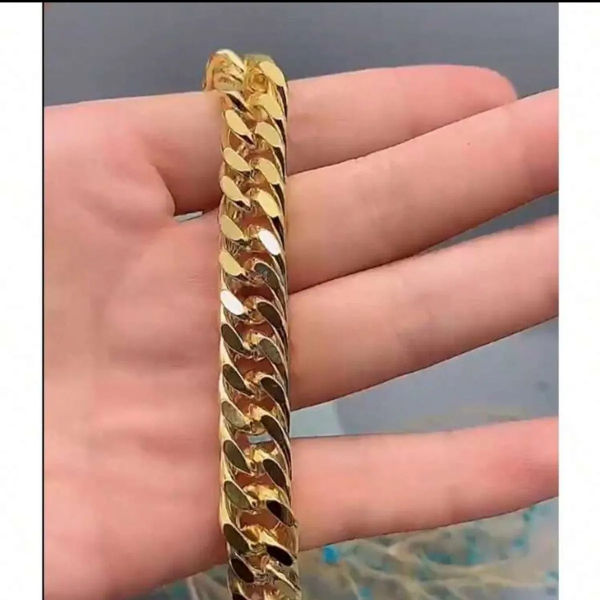 Gold-Plated 10mm Bracelet