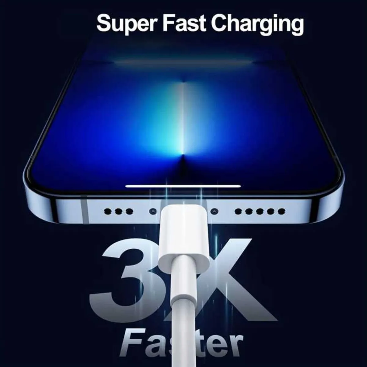 White-Color For Iphone, 20W USB C To Lightning Cable Super Fast Charger Type C To Lightning.