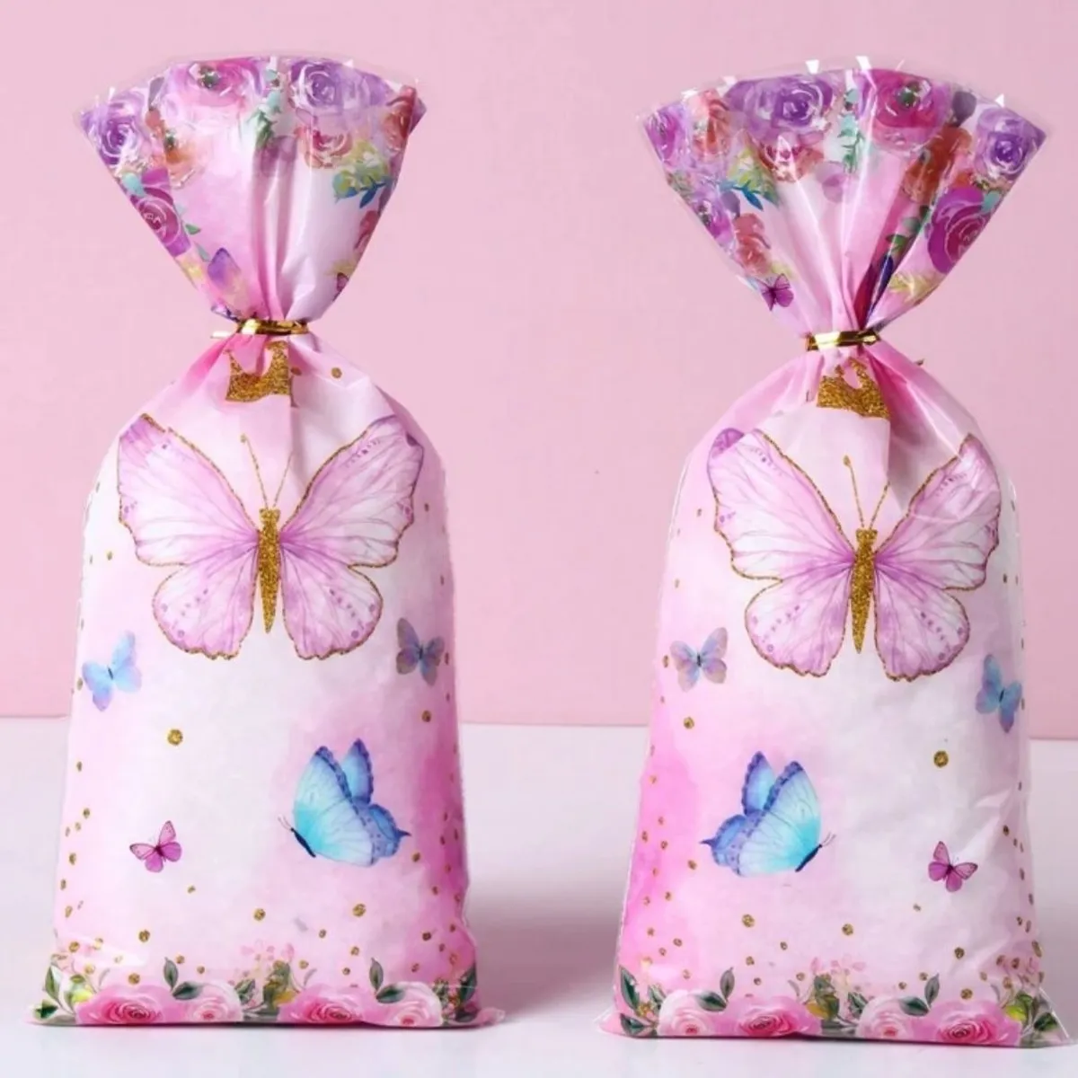 10pcs Butterfly Themed Party Favor Bags