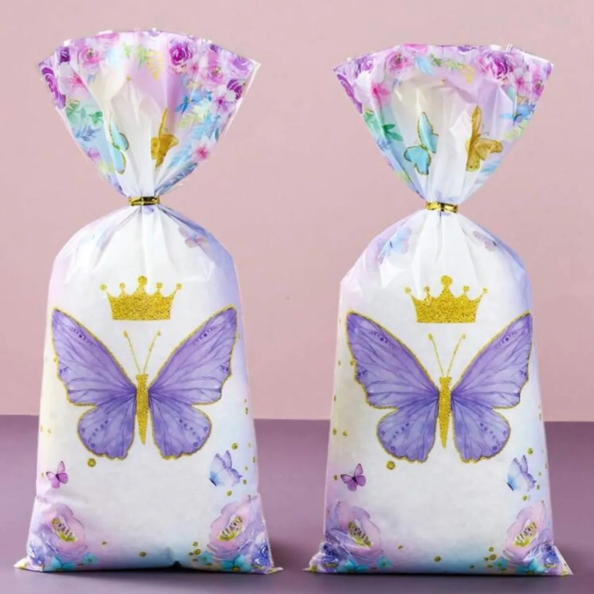 10pcs Butterfly Themed Party Favor Bags