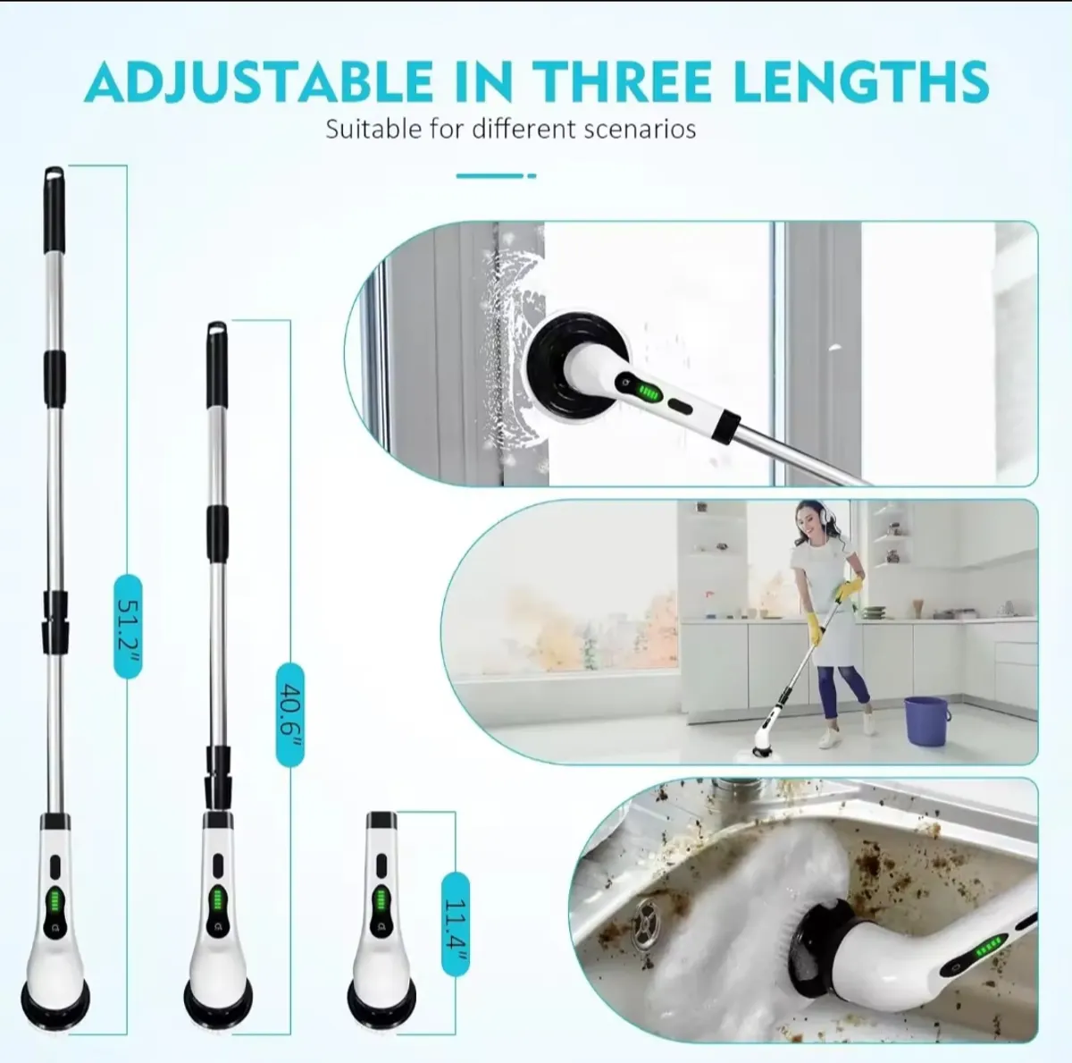 9 in 1 Electric Scrubber