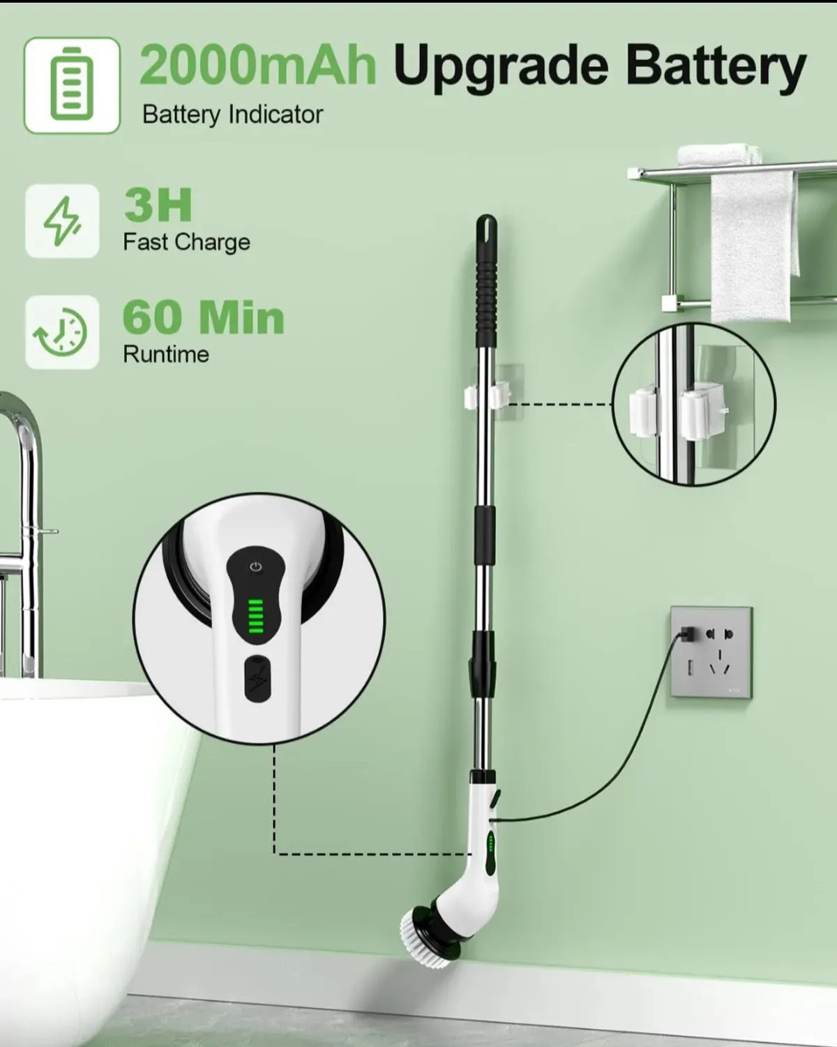 9 in 1 Electric Scrubber