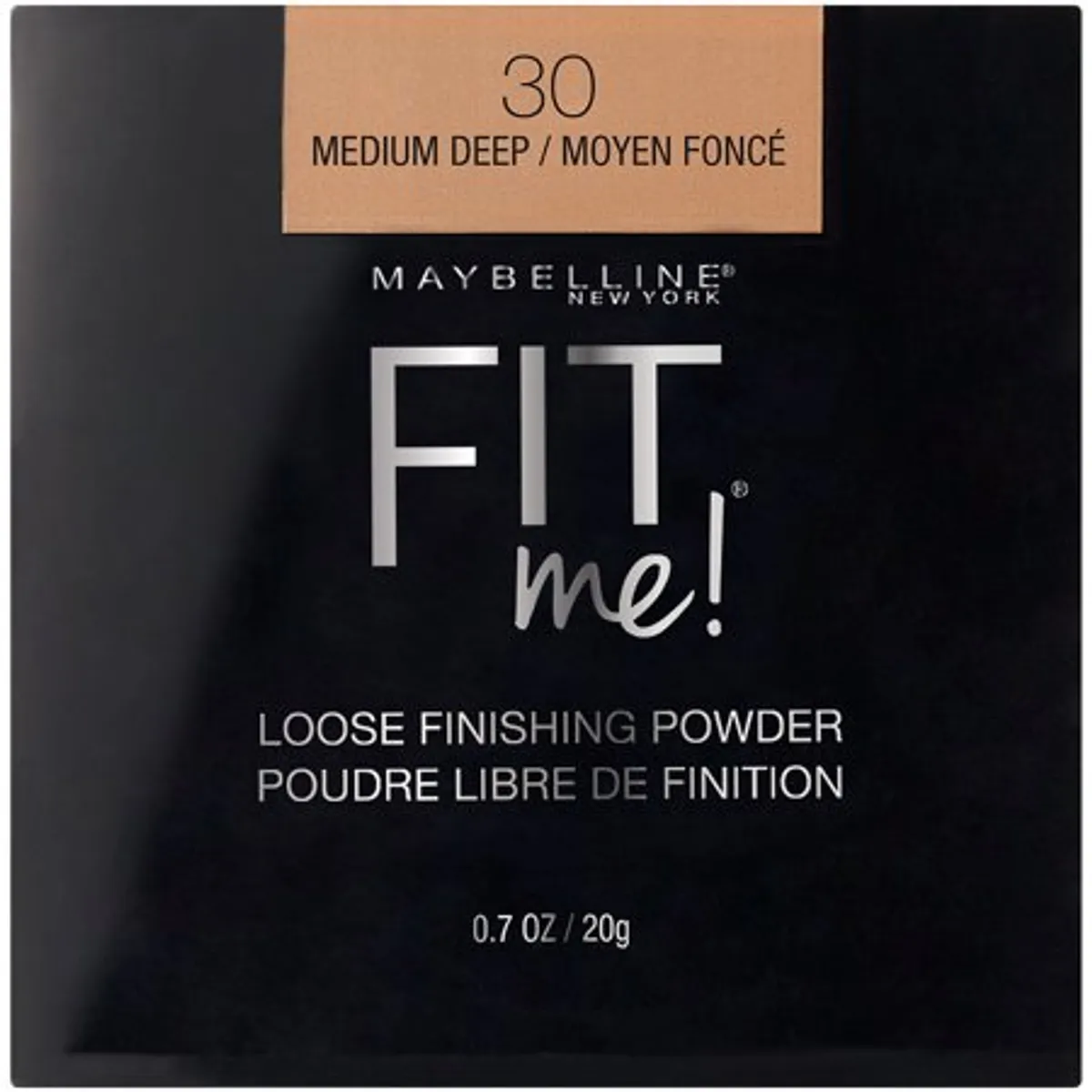 Maybelline Fit Me Loose Finishing Powder 0.7 OZ, 30 Medium Deep