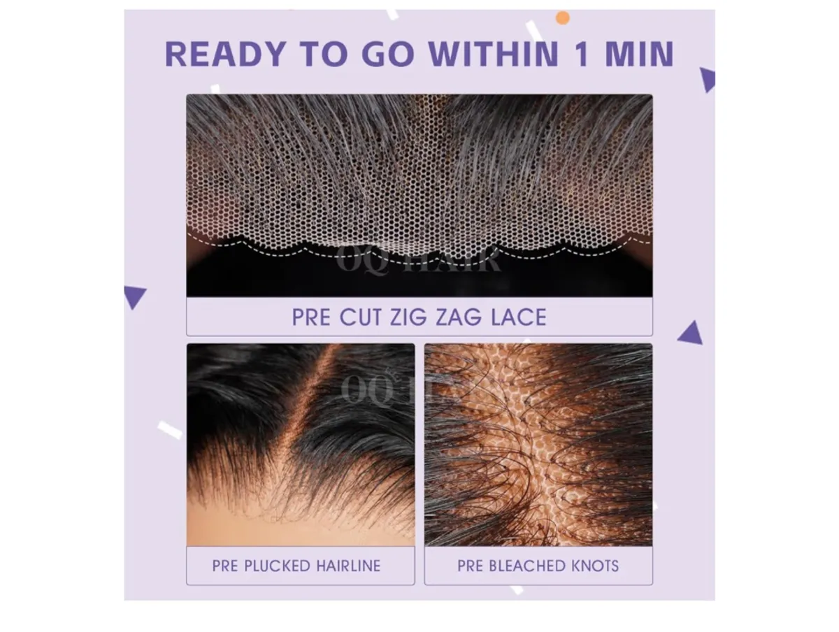 20" OQ Hair 13x6 Body Wave Lace Front Wig