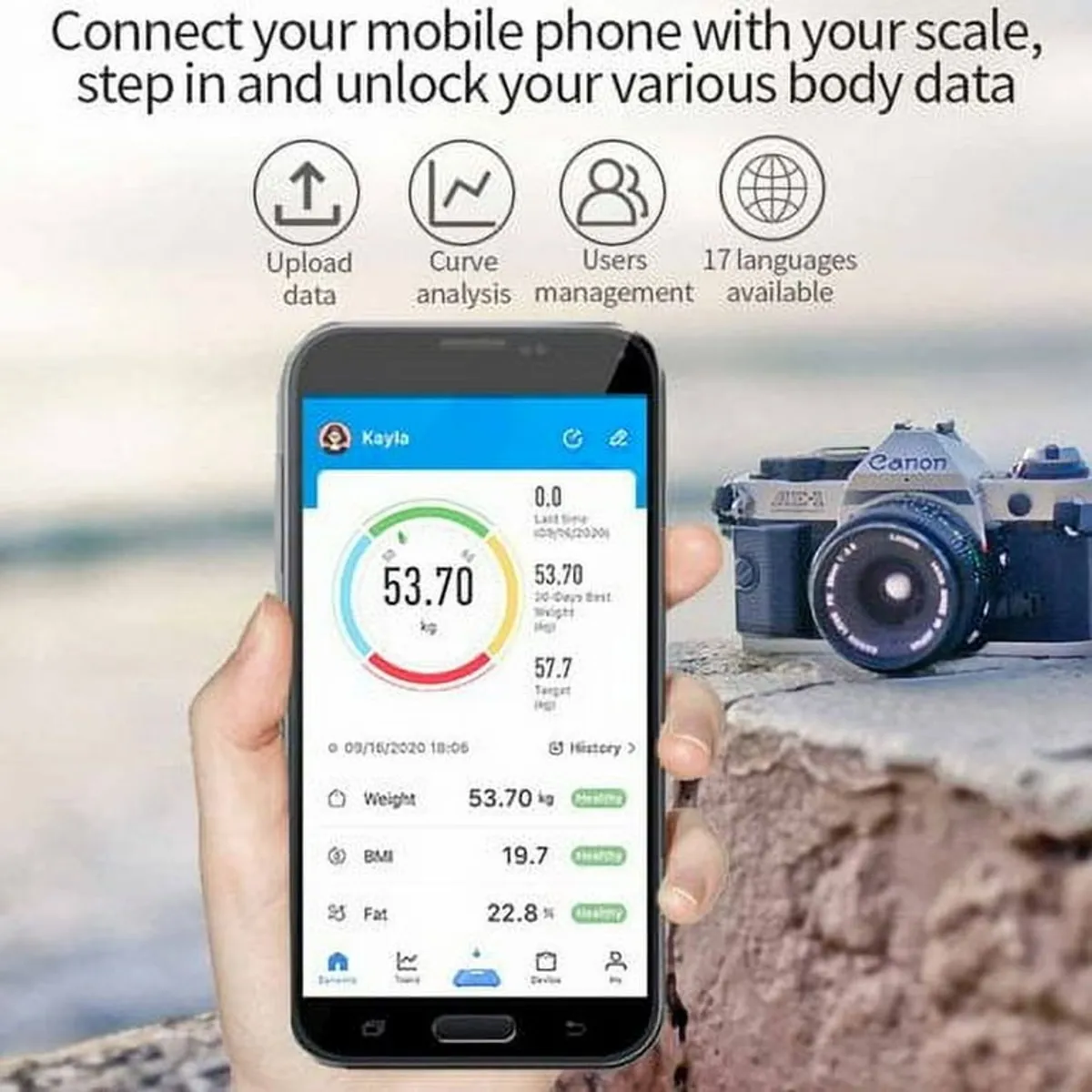 Smart Digital Personal Bathroom Scale v2
