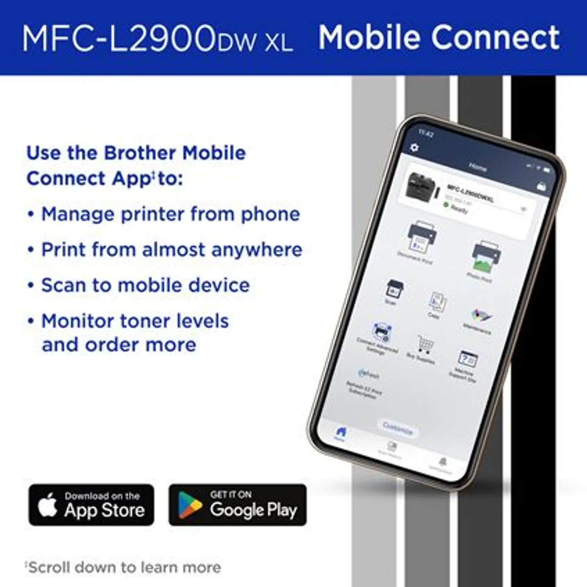 Brother MFCL2900DWXL Printer