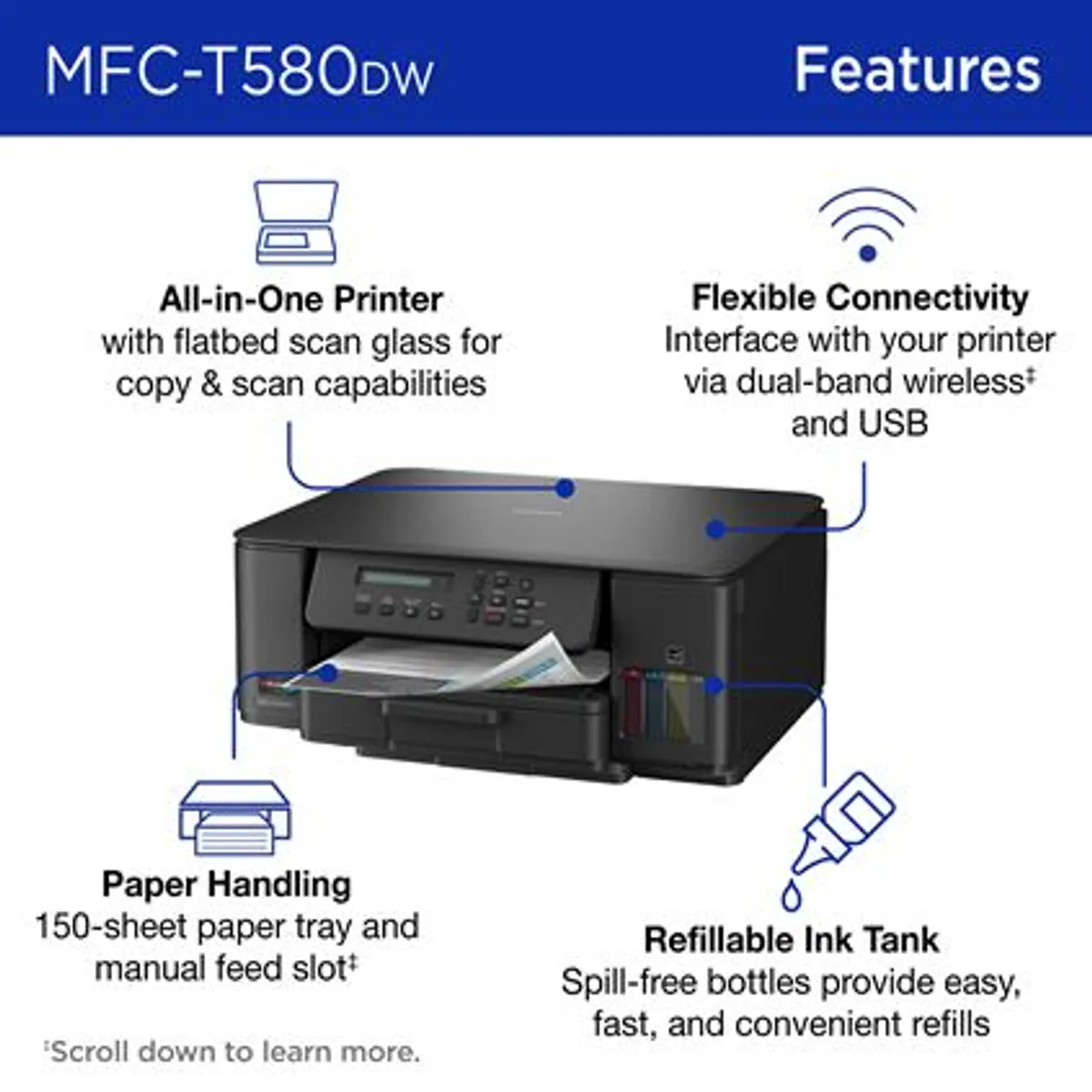 Brother MFCT580DW Printer