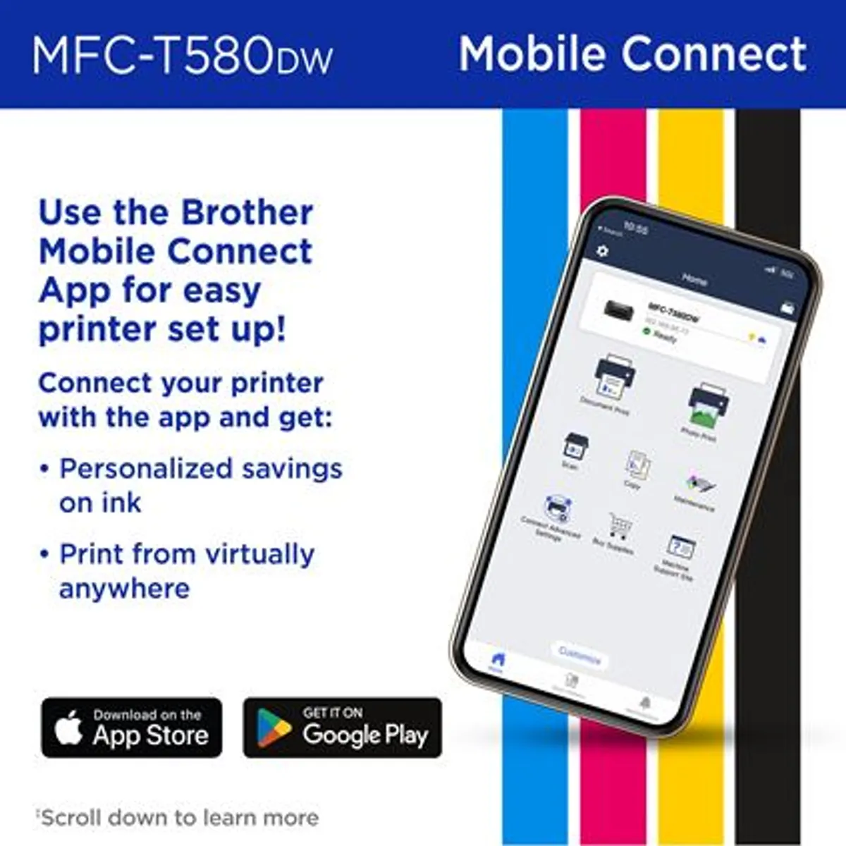 Brother MFCT580DW Printer