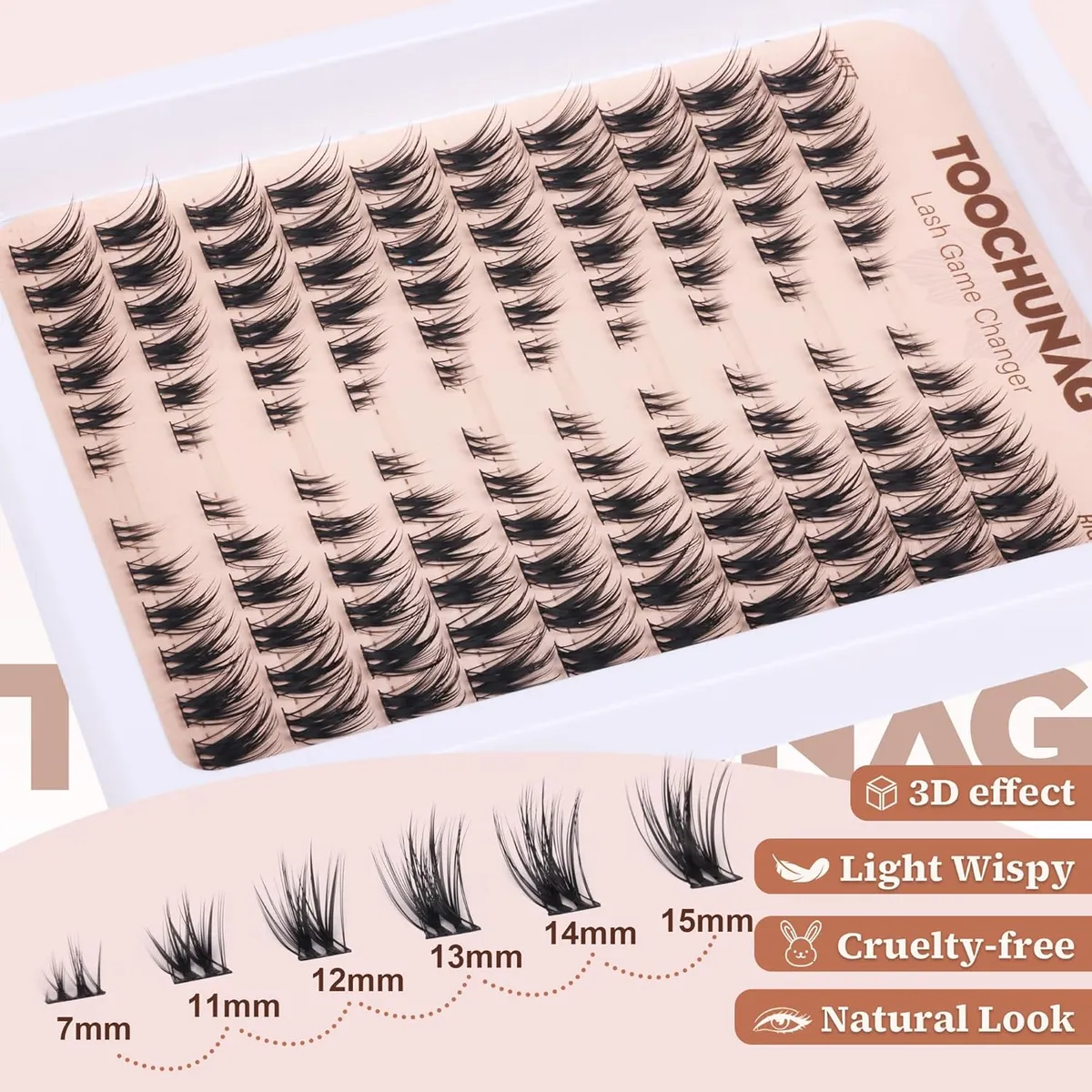 Natural Volume Cluster Lashes