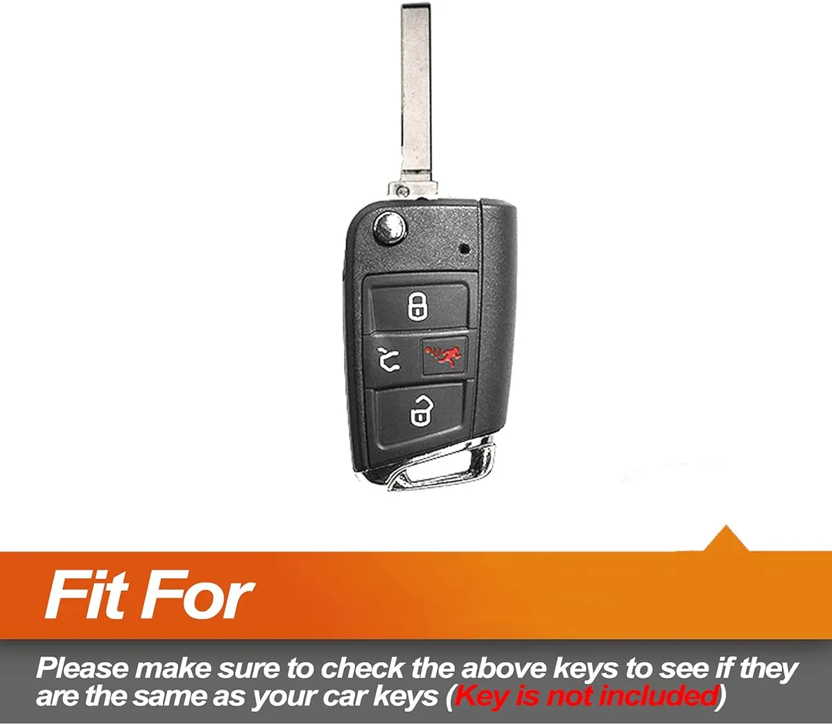 Dont Touch My Key Silicon Cover Case For VW Car Caddy